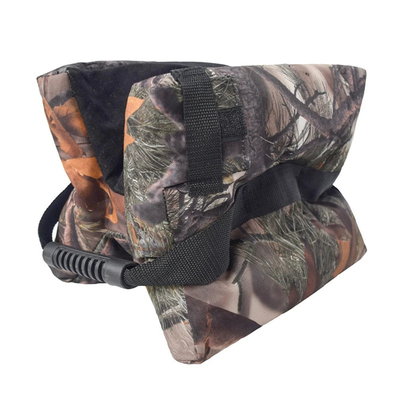 Outdoor Shooting Stand Bag - Tack Driver Gun Rest for Hunting - Rifle Bench Target Sports Accessories ( Unfilled Sand, Green )