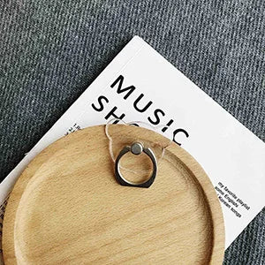 Universal Magnetic Mobile Phone Holder – Cute Finger Ring Stand, Transparent for iPhone 11, 12, XS Max