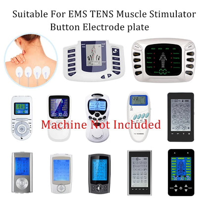 Electrostimulation Patches: TENS Electrode Pads for Acupuncture, Physiotherapy, EMS Muscle Stimulator & Slimming Machines - Nerve Stimulation