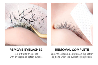 NATUHANA Eyelash Glue Remover - Quick Adhesive Unloading Cream for Eyelashes & Makeup Tools