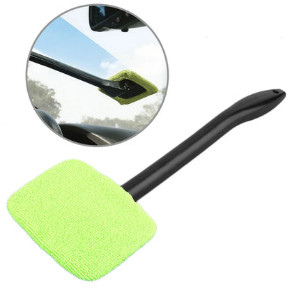 Long Handle Car Front Windshield Defogging Brush | Household Glass Cleaning Tool | Dust Removal & Car Cleaning Brush