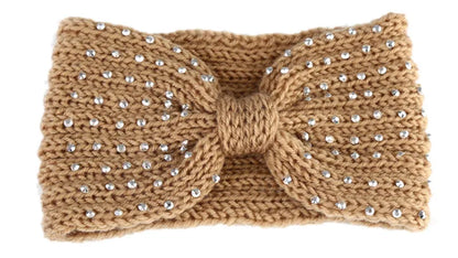Women's Solid Color Knitted Headband – Elastic Twisted Turban Headwrap, Winter Hair Band for Girls, Fashion Hair Accessories