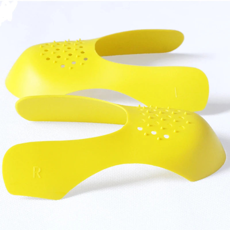 4Pcs Crease Protector & Shoe Head Stretcher - Anti-Crease Sneaker Support & Toe Cap for Wrinkle-Free Shoes