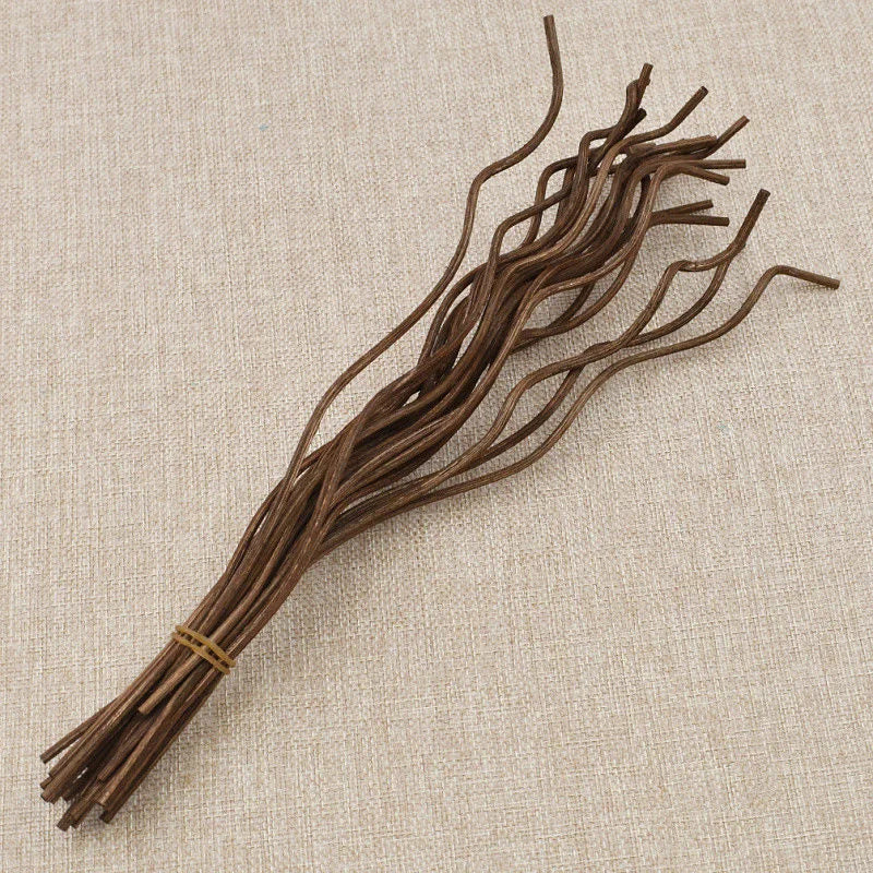 20PCS Diffuser Sticks – Long Wavy Rattan Reed Replacement for Fragrance Diffuser, Air Freshener Accessory