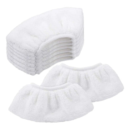 8 Pack Terry Cloth Covers for Hand Tools & Nozzles - Compatible with Karcher Steam Cleaner SC 2, SC 3, SC 4, SC 5