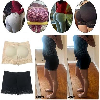 Women’s Butt Lifter Panty – Padded Body Shaper High Waist Tummy Control Underwear for Lifted Hips & Curves