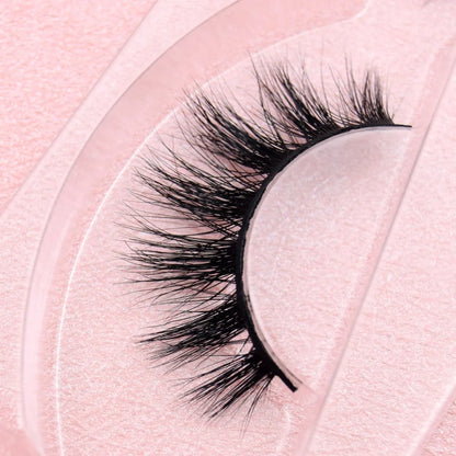 Visofree 3D Mink Eyelashes – Thick Handmade Full Strip Cruelty-Free False Lashes for Makeup M56