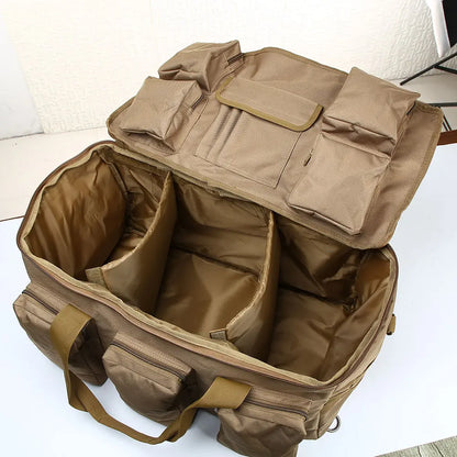 55L Tactical Duffel Bag – Large Hiking, Travel & Camping Backpack for Men, Gym and Weekend Trips