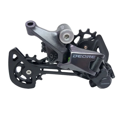 New Original SHIMANO DEORE RD-M6100-SGS Rear Derailleur 1x12-Speed SHADOW RD + RAPIDFIRE PLUS Right Shift Lever 12V 12S