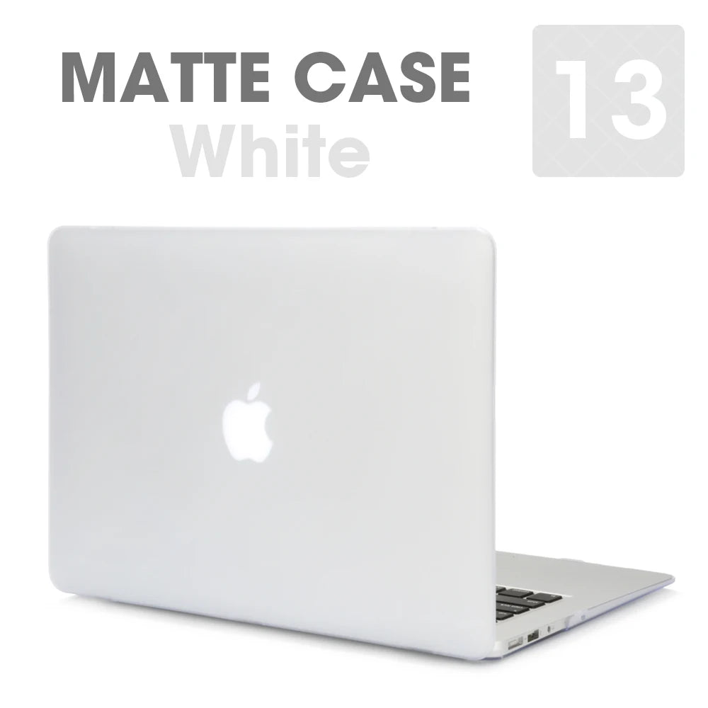 Matte Laptop Case Cover for MacBook Air & Pro - Slim Protective Hard Shell Case for 11 13 15 16 Inch Retina Touch Bar Models