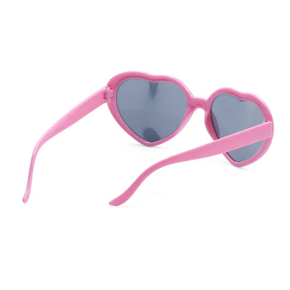 Women’s Fashion Heart-Shaped Glasses Watch - Nighttime Light Diffraction to Heart Shape, Stylish Female Sunglasses