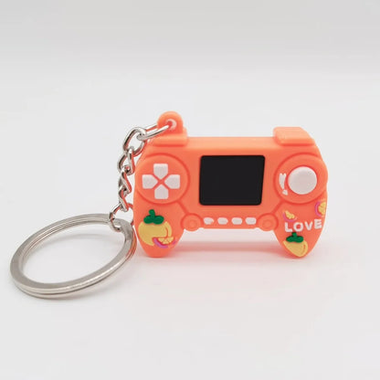 Game Controller Keychain - Cute PVC Simulation Gamepad Joystick Bag & Car Charm