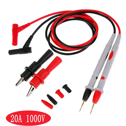 1000V 20A Universal Digital Multimeter Test Leads - 10A Probe Wires with Pen Tip for Multimeter Testing