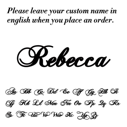 Sipuris Custom Name Necklace - Personalized Gold Stainless Steel Choker Jewelry Gift for Women & Men Wedding Style
