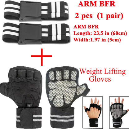 BFR Blood Flow Restriction Bands – Gym Fitness Training Straps for Arms & Legs, Muscle Growth, Bodybuilding & Weightlifting Occlusion Bands