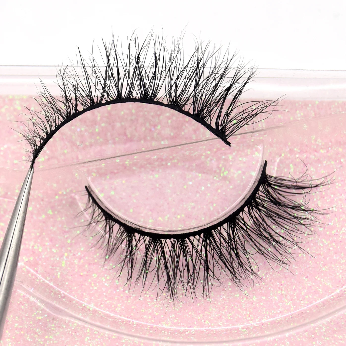 Visofree 13mm 3D Mink Eyelashes – Natural Long Handmade Cruelty-Free False Lashes for Makeup G04