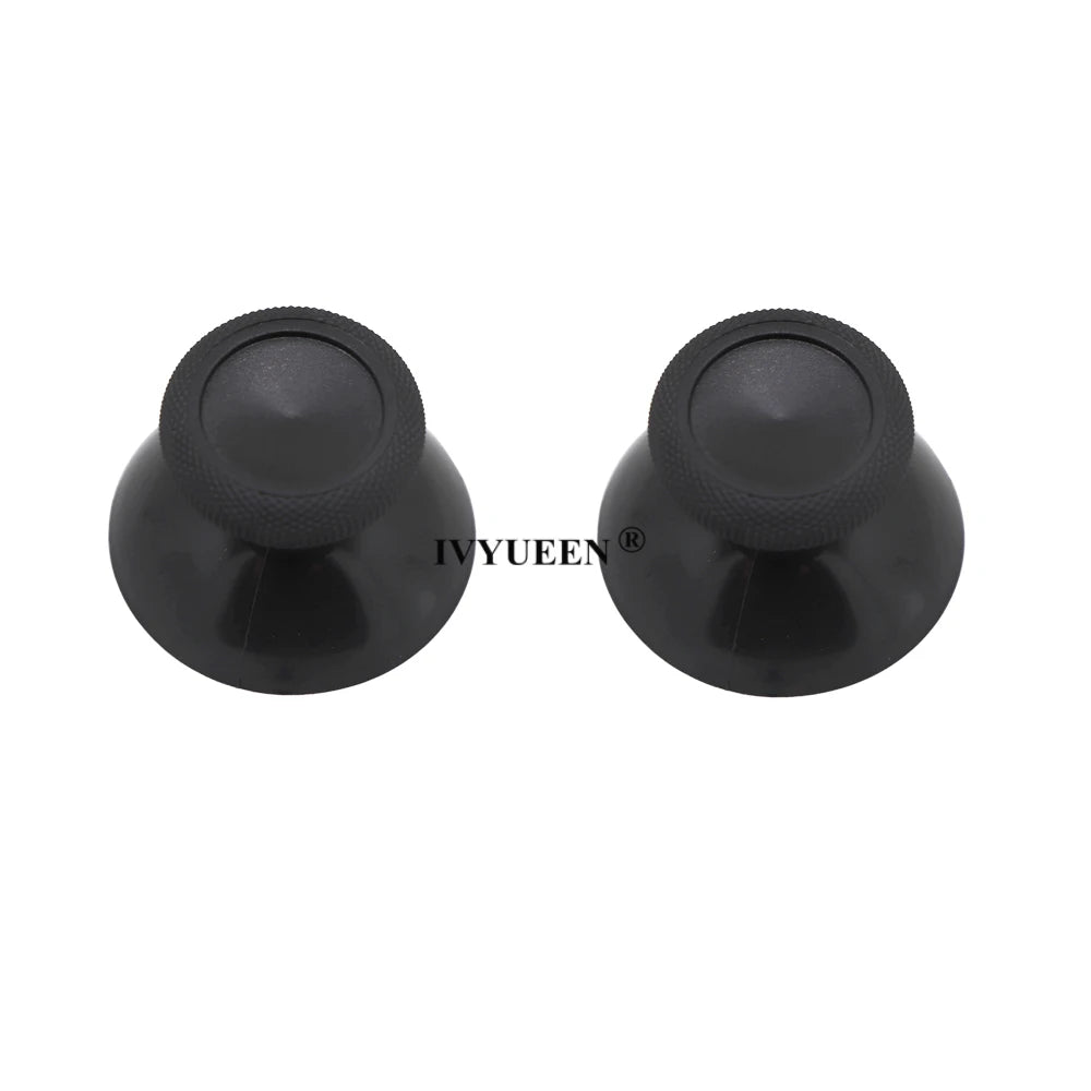 IVYUEEN 100PCS Black Analog Stick Caps – Thumb Grip Covers for PS5, PS4, PS3 & Xbox Controllers