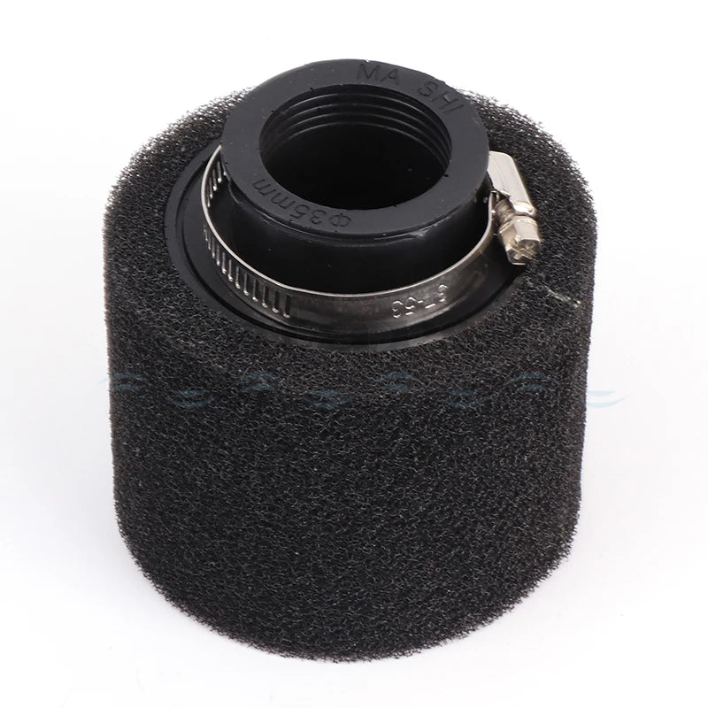 35–60mm Foam Air Filter – Red Elbow Neck Sponge Cleaner for Scooter, Dirt Bike, Motorcycle | Kayo BSE Compatible