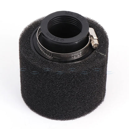 35–60mm Foam Air Filter – Red Elbow Neck Sponge Cleaner for Scooter, Dirt Bike, Motorcycle | Kayo BSE Compatible