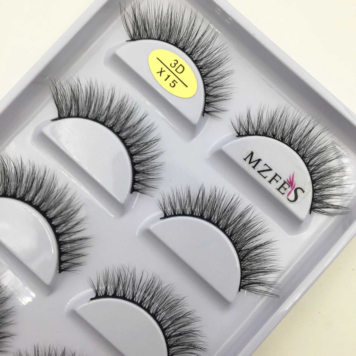 38 Styles 5 Pairs 3D Mink False Eyelashes – Natural Fake Lashes Makeup Beauty Tools