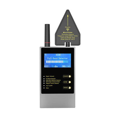 RF Signal Bug Detector with Magnetic Anti-Tracking – Wireless Audio, GPS & Hidden Camera Finder Security Device
