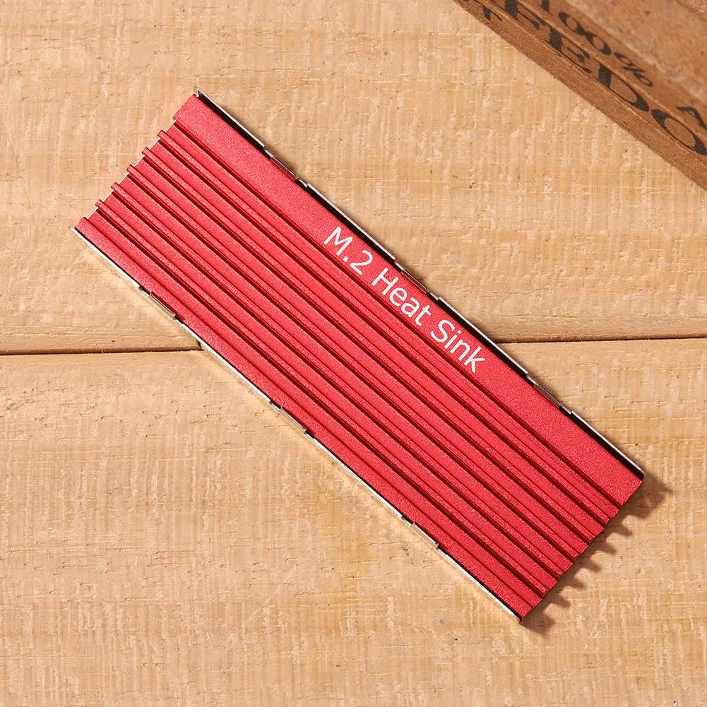 M.2 SSD HeatSink Aluminum Radiator - Thermal Cooling Pad for NVME NGFF M.2 2280 SSD, Desktop PC & PS5