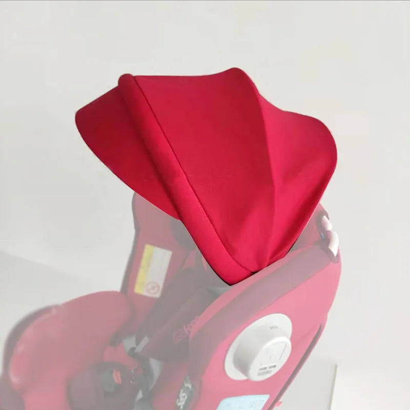 Baby Car Seat Sun Canopy - Universal Adjustable Safety Seat Sunshade with Support Rod for Infant Basket