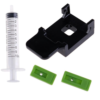 DIY CISS Ink Refill Kit for Canon Printer – Cartridge Clamp, Cleaning & Absorption Clip Set with 10ml Syringe & Needles Tools