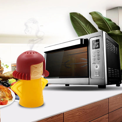 Angry Mama Microwave Steam Cleaner - Easy-Clean Oven and Fridge Steam Cleaning Tool for Microwaves and Appliances
