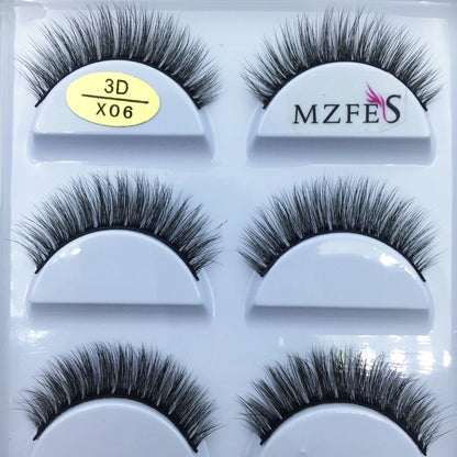 38 Styles 5 Pairs 3D Mink False Eyelashes – Natural Fake Lashes Makeup Beauty Tools