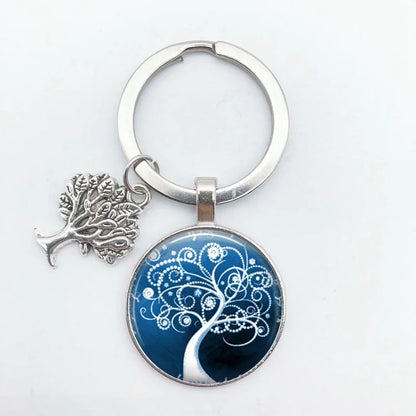 Tree of Life Keychain – Vintage Handmade Fashion Key Ring Jewelry Gift for Men & Women Party & Everyday Use Accessories