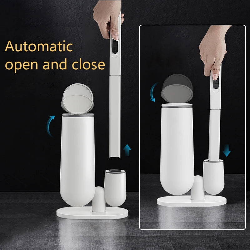 XiaoGui Disposable Toilet Brush Set - Replacement Cleaning Brushes for Bathroom & Household Use
