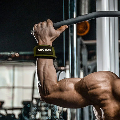 Fitness Lifting Wrist Strap Brace: Support for Weightlifting, Crossfit, Bodybuilding - Kettlebell & Dumbbell Weights Strength Workout