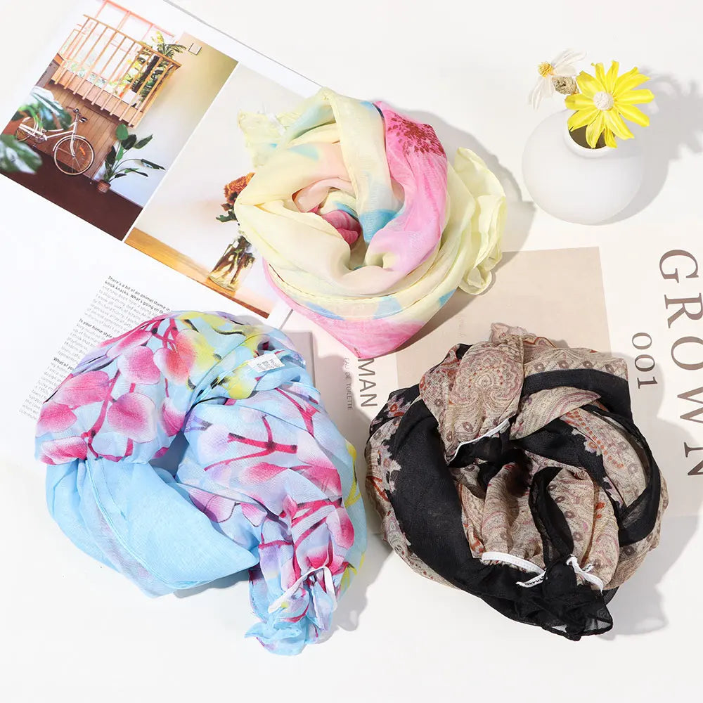 Women's Summer Anti-UV Chiffon Arm Protection Sleeve - Cool Thin Shawl for Outdoor Driving/Cycling - Sun Protection Clothing Accessory
