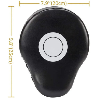 Curved Boxing Bag: Focus Punching Equipment for Adults and Kids - Ideal for Taekwondo, Muay Thai, Karate Training - PU Material, 1 or 2 Pieces Available