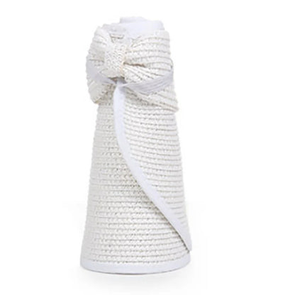 Women’s Summer Visor Hat – Foldable Wide-Brim Straw Cap, Stylish UV-Resistant Sun Hat for Beach & Hiking