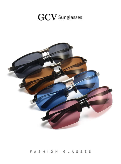 GCV Ultralight Polarized Sunglasses – Fashion Sports Eyewear for Men, Ideal for Driving, Fishing, Outdoor Travel, UV Protection Goggles