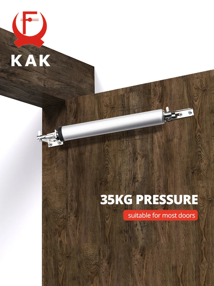 KAK Soft Closing Automatic Door Closer – 35KG Pneumatic Adjustable Speed Door Stop & Protective Holder Hardware