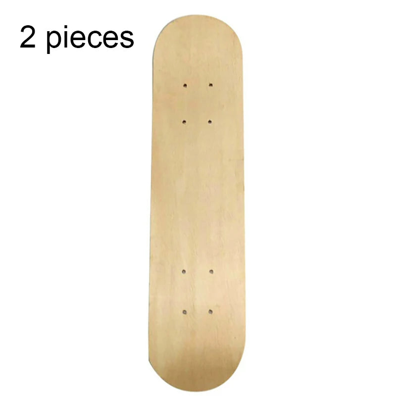 43cm Maple Skateboard Deck – Blank DIY Hand-Painted Decorative Board for Adults & Kids, Double Rocker