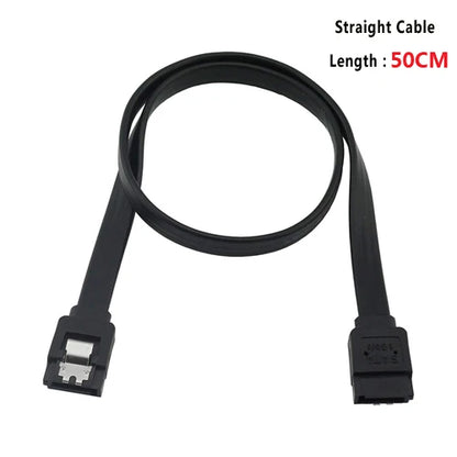 SATA 3.0 Hard Drive & SSD Cable - 90-Degree SATA Data Adapter for Asus, MSI & Gigabyte Motherboards