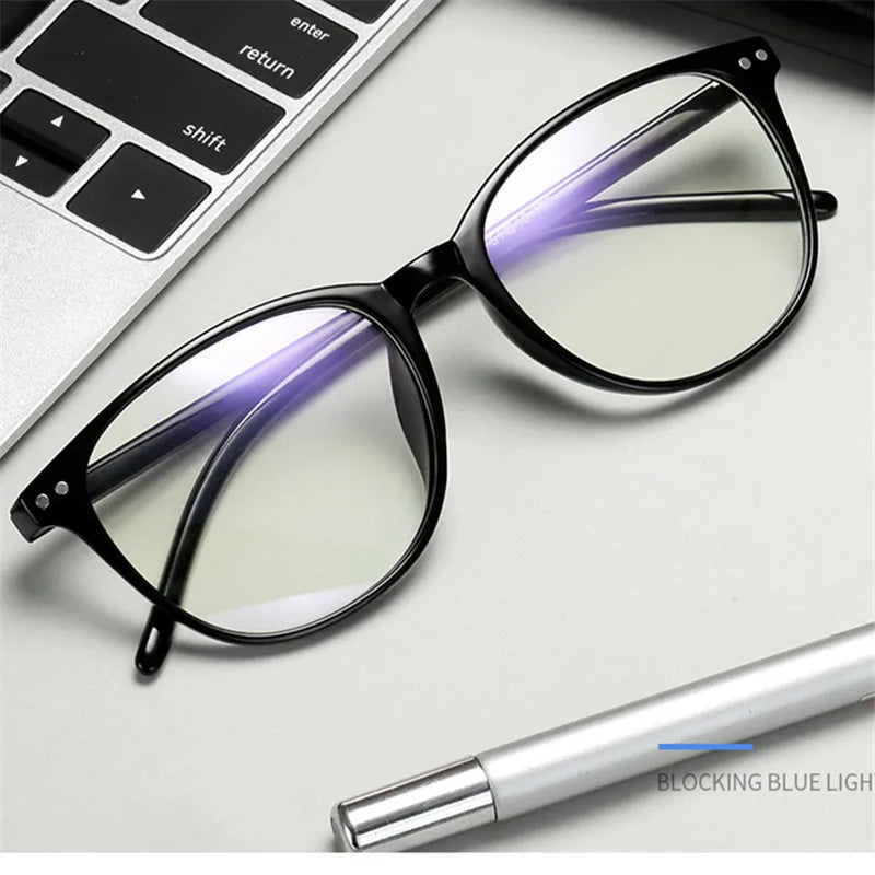 Fashion Reading Glasses for Men & Women – Anti-Blue Light Computer Eyewear for Presbyopia & Hyperopia, Diopter +1.0 to +4.0