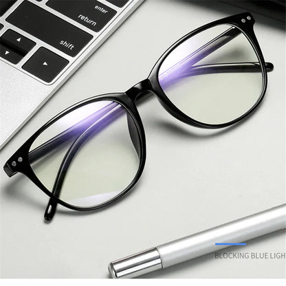 Fashion Reading Glasses for Men & Women – Anti-Blue Light Computer Eyewear for Presbyopia & Hyperopia, Diopter +1.0 to +4.0