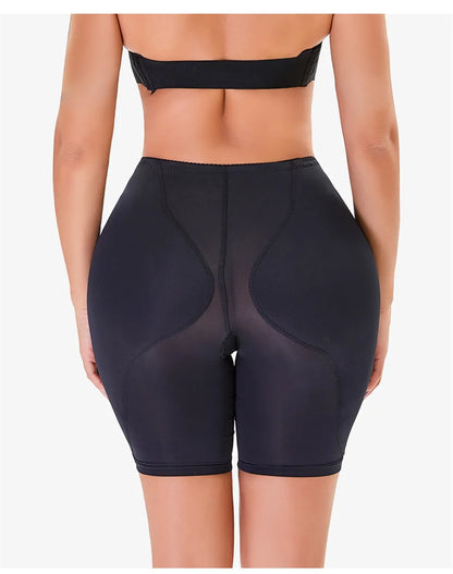 Women’s Buttock Enhancing Shapewear – Push-Up Padding Panties with Waist Trainer & Hip/Thigh Contouring Shorts