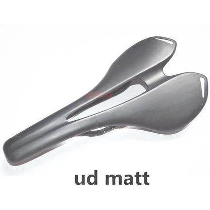 Superlogic 3K Full Carbon Fiber Bike Saddle - Lightweight Road & MTB Seat 275×143mm
