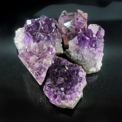 Amethyst Geode Crystal Wand — 10-70g Natural Quartz Stone Point for Energy Healing & Home Décor (30-50mm)