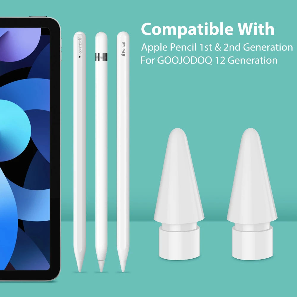 10th & 30th GO30 Pencil Nib Tips for GOOJODOQ – Compatible with Apple Pencil 1 & 2, iPad 2018-2023 with Palm Rejection