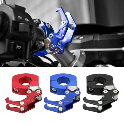 Aluminum Alloy Bag & Helmet Hanger — Motorcycle & Bicycle Hook, Easy-Install, 4 Colors