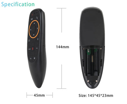G10S 2.4G Wireless Air Mouse with Voice Remote Control and Gyroscope - IR Learning - Compatible with Android TV Box - G10SPRO BT