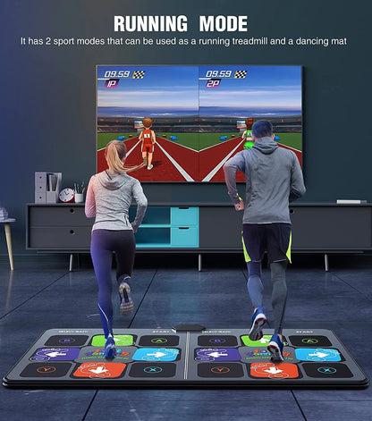 Dance Mat Game — Wireless Folding Fitness & Music Carpet for TV/PC | Anti-Slip Double Controller Family Sports Game