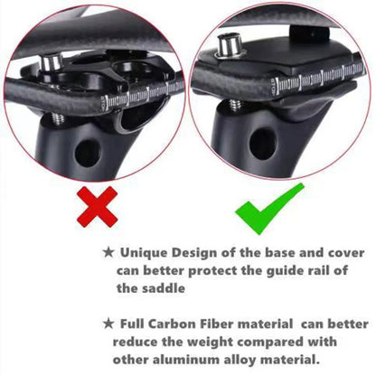 ELITAONE Carbon Fiber Bicycle Seat Post Base Cover Screw - Durable Replacement Part